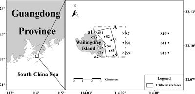 Evaluation of the ecological carrying capacity of Wailingding marine ranching in Zhuhai, China by high-resolution remote sensing